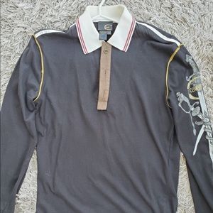 Authentic Cavalli men’s long sleeve polo
